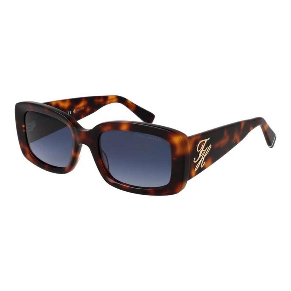 Tommy Hilfiger Brown Acetate Women's Sunglasses